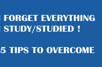 I cannot remember anything I studied? 5 Tips to overcome this  